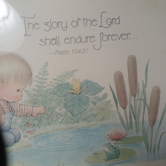 Vintage HomeCo DBGCI Psalms Bible Verses Framed Prints Nursery Children (10×10). - Picture 5 of 9